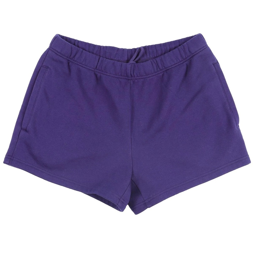 SKIMS | Cotton Fleece Classic Short | S | Concord Purple/ Navy - Picture 6 of 9